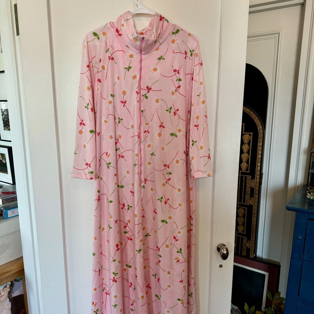 Floral House Dress sz XL